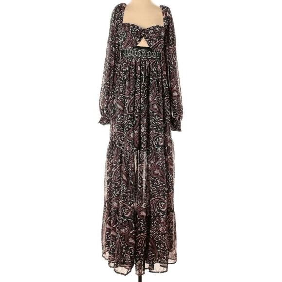 NWT Free People Folklore Maxi Dress - Picture 2 of 10